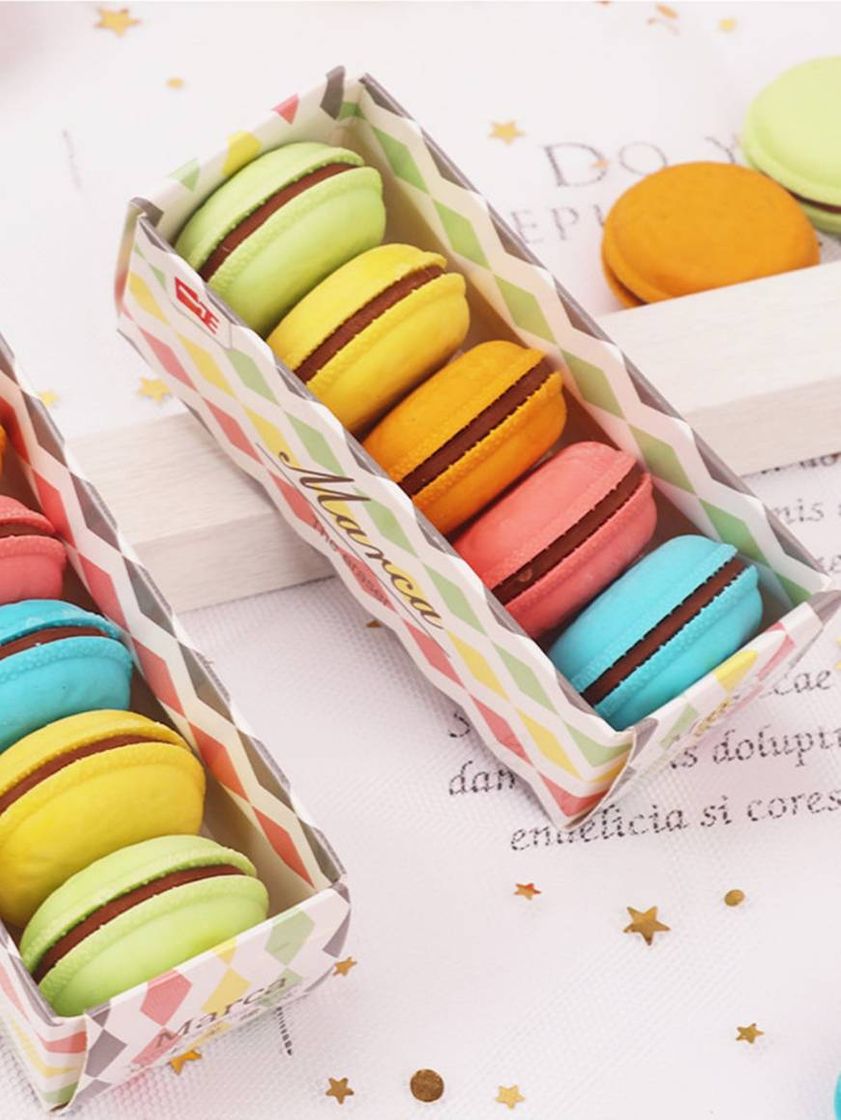 Social 📚 5pcs Apagador em Forma de Macaron