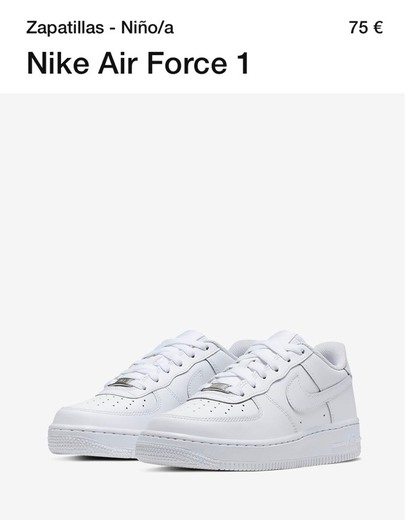 Air Force 1 → 75€ 