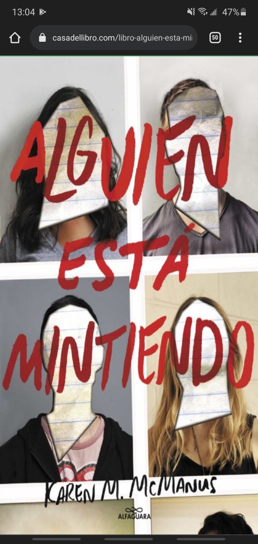 Libro Alguien está mintiendo