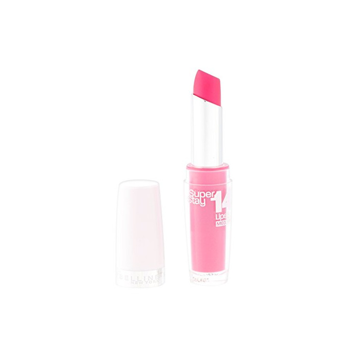 Beauty Maybelline SuperStay 14H Megawatt 135 Flash Fuchsia barra de labios Rosa -