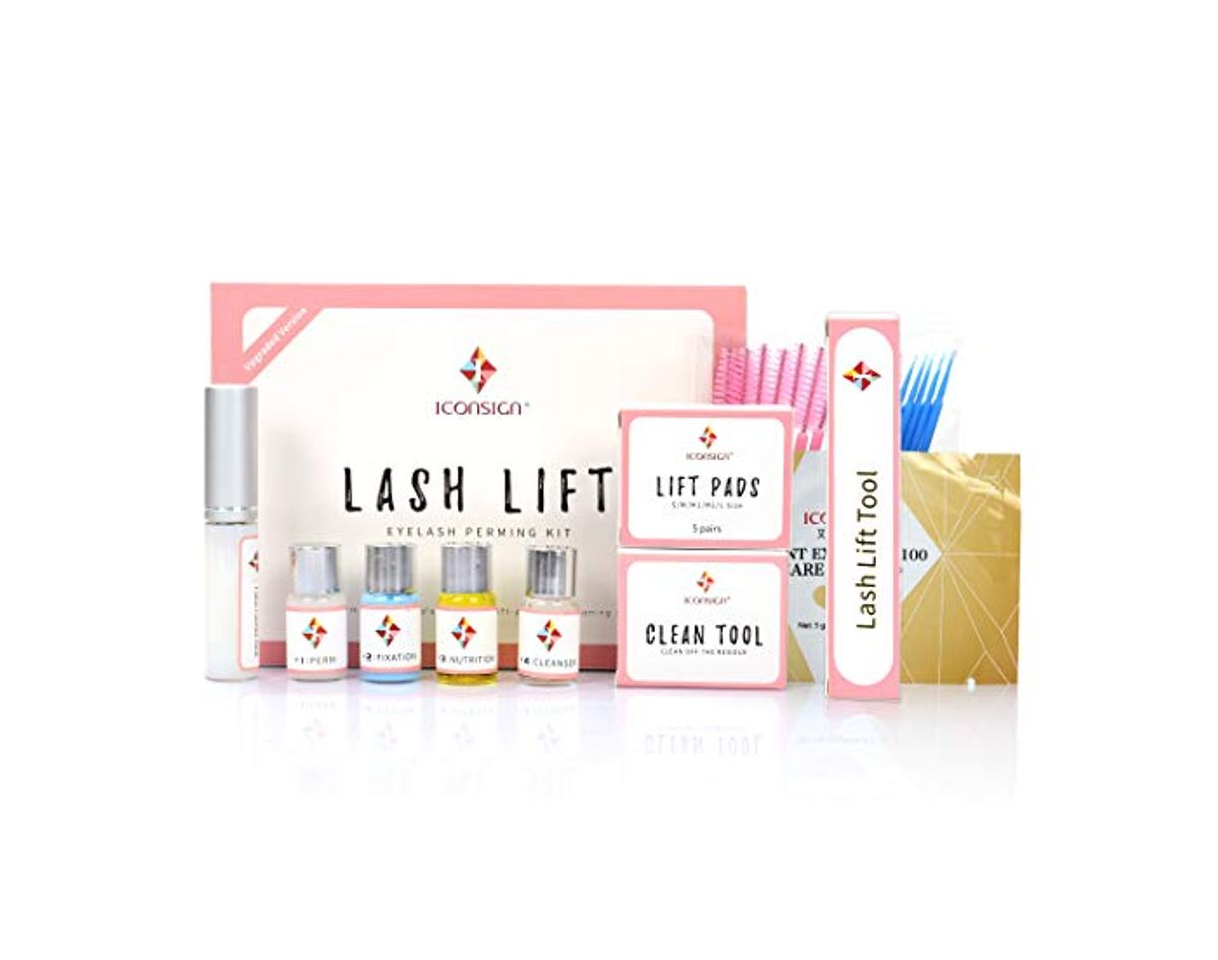 Social ICONSIGN Kit de elevación de pestañas Kit de permanente de pestañas