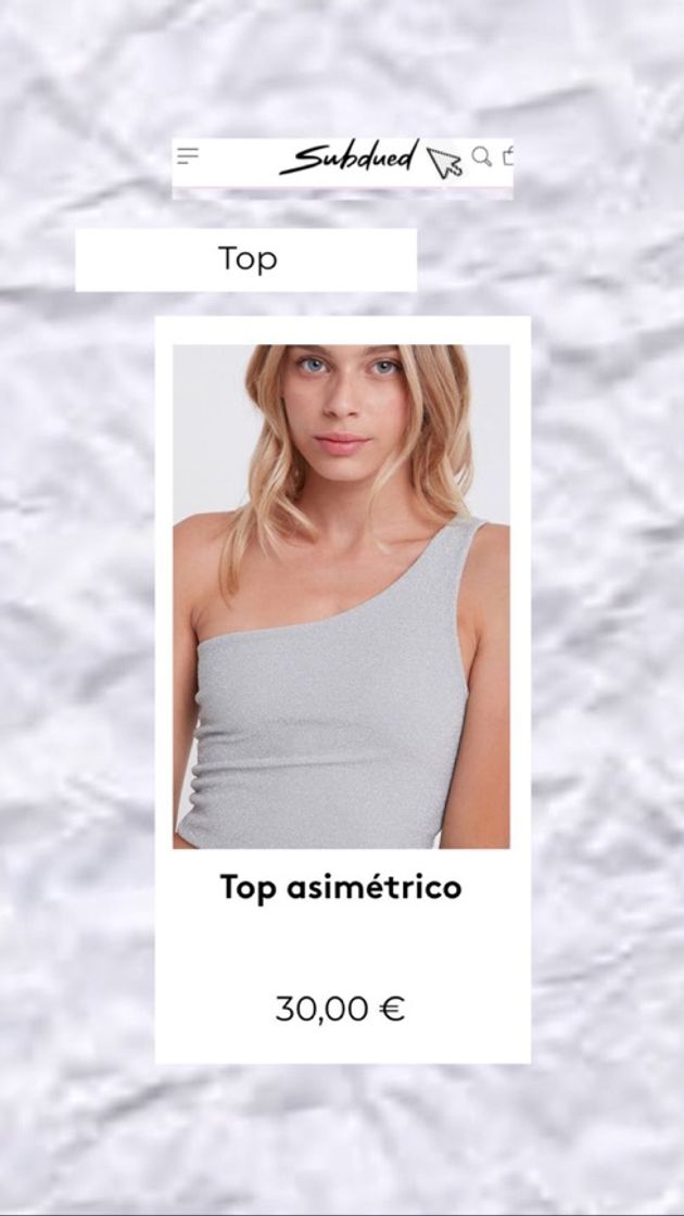 Moda TOP ASIMÉTRICO 