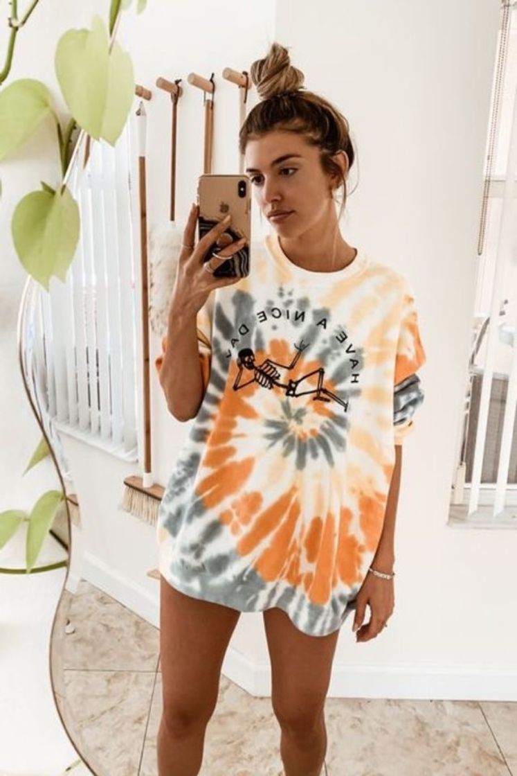 Fashion Blusão tie dye 💖