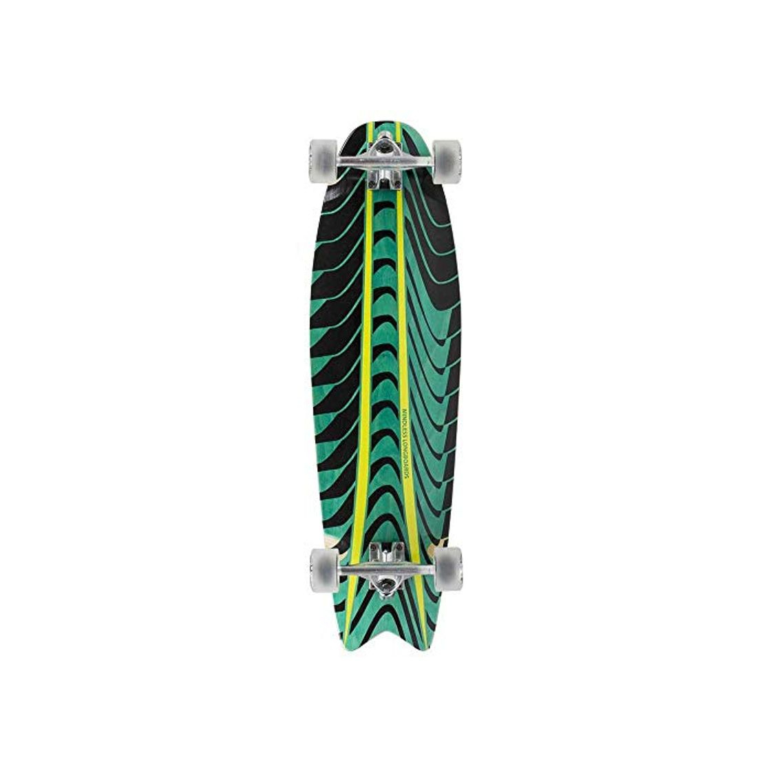 Mindless Longboards Rogue Swallow Tail Longboard Skateboard, Adultos Unisex, Verde