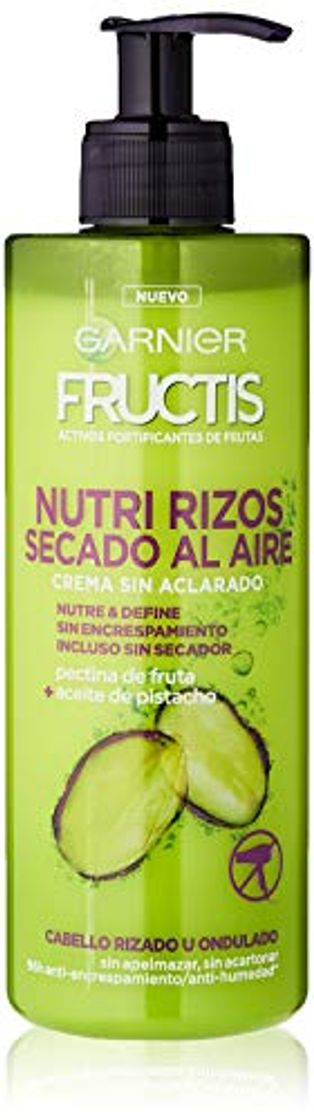 Producto Garnier Fructis Nutri Rizos Secado al Aire Crema Sin Aclarado para Pelo