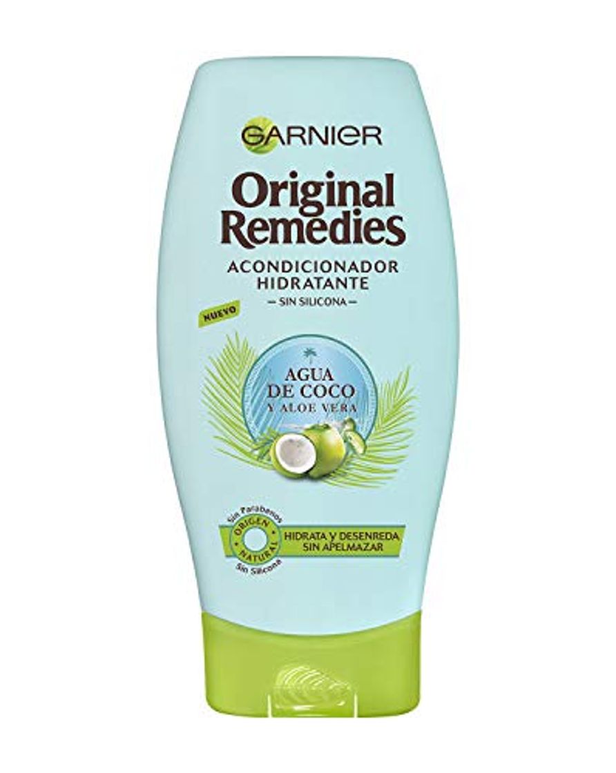 Belleza Garnier Original Remedies Agua de Coco y Aloe Vera acondicionador hidratante