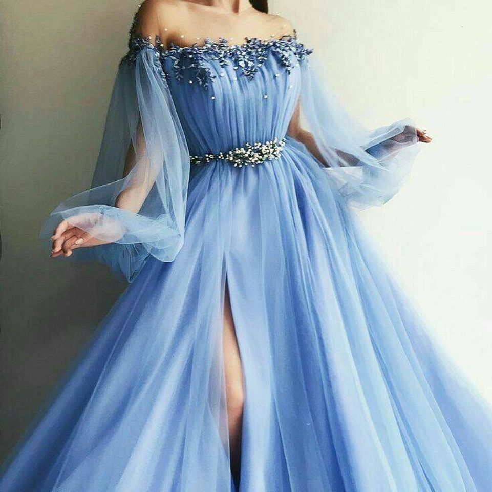 Moda 💧"VESTIDO AZUL OCEANO"🌊