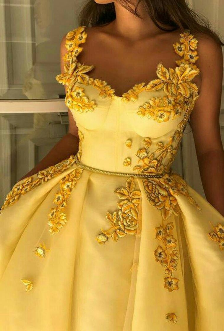 Fashion 🌻 Yellow Dress 🌻