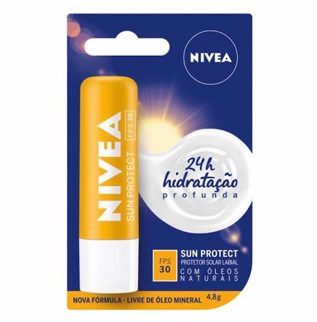 Moda Protetor Solar Labial Nivea Sun Protect FPS30