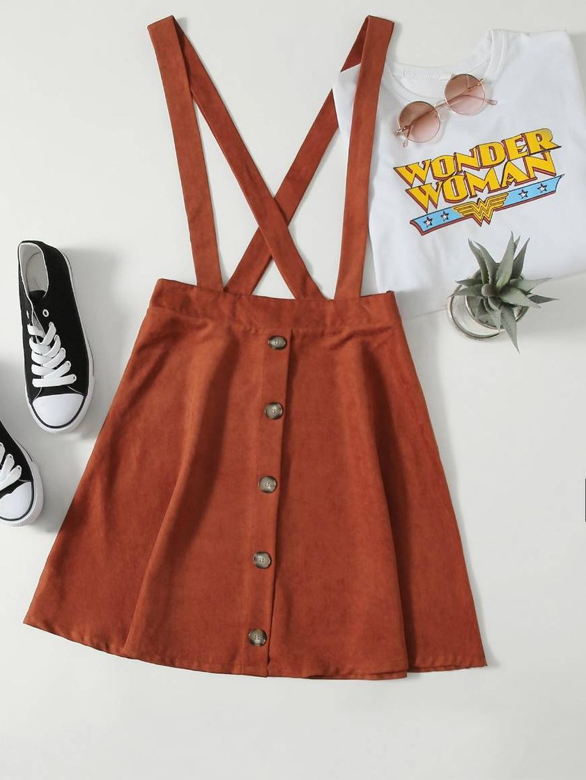 saia com suspensório