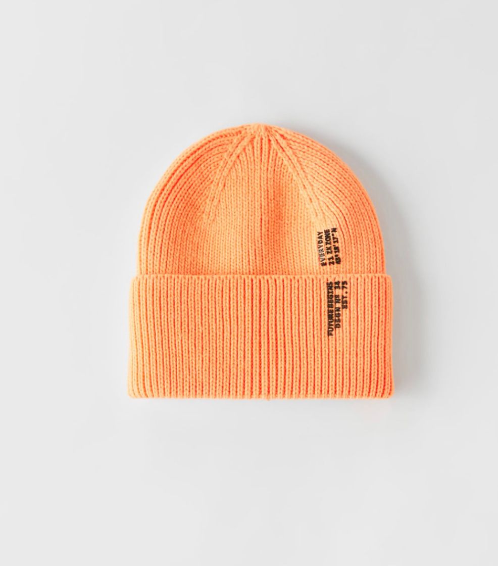 Fashion NEON KNIT HAT - Anthracite grey