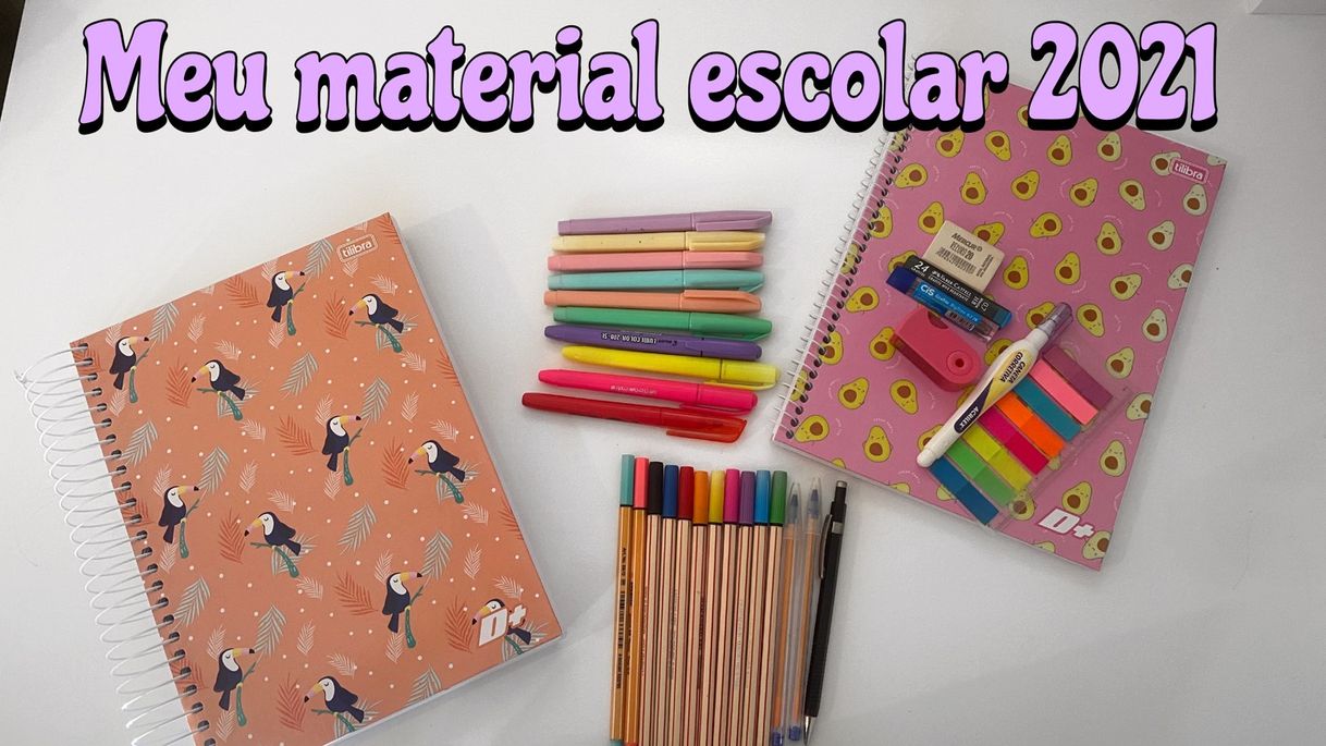 Moda Meu material escolar 📚