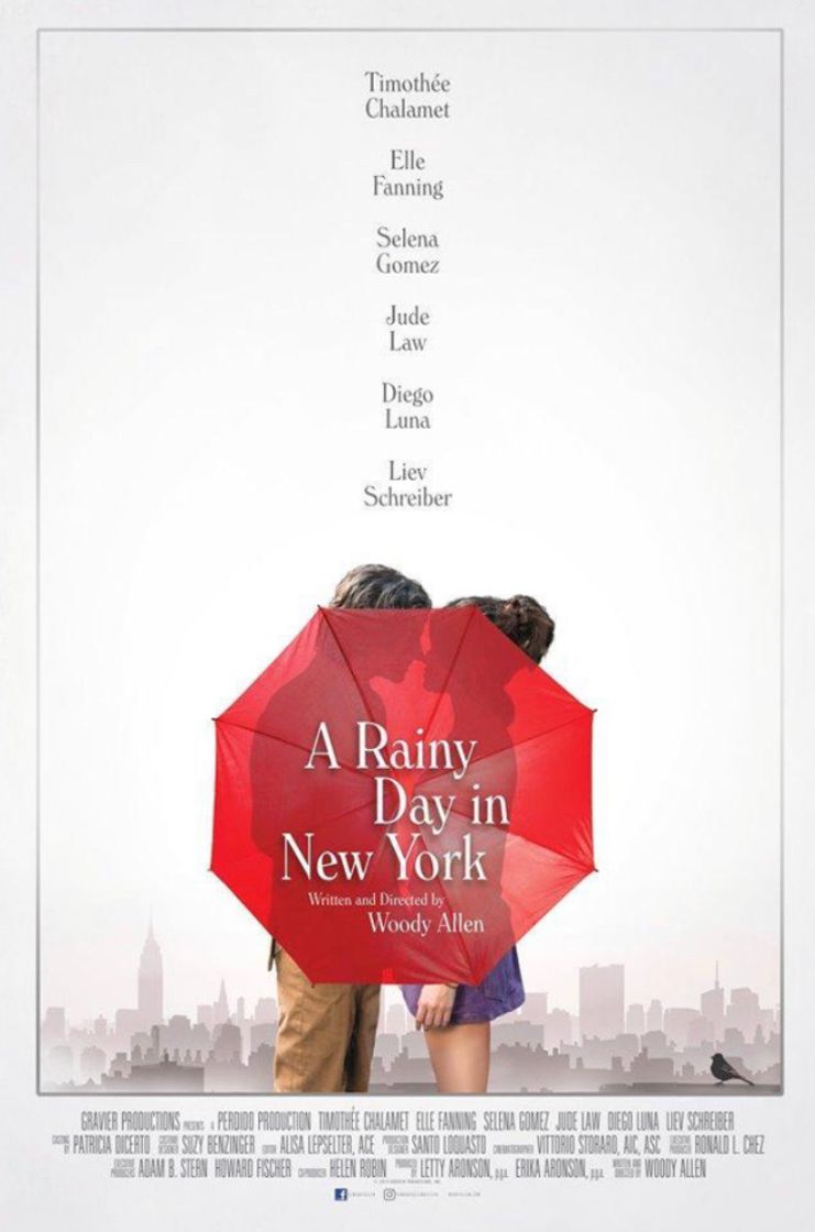 Película Día de lluvia en Nueva York