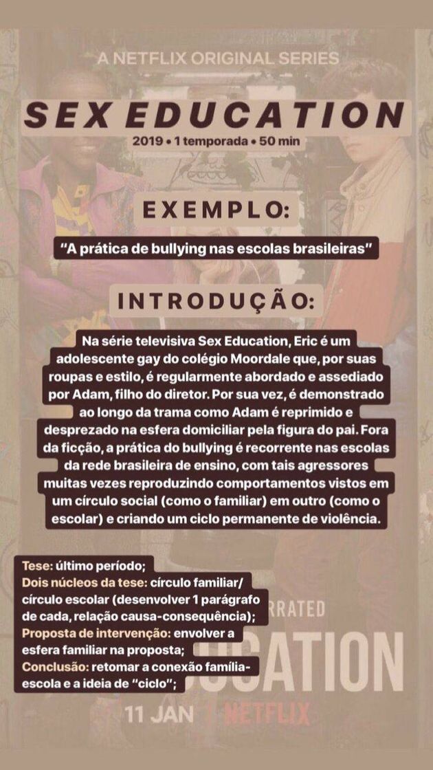 Fashion Redação enem