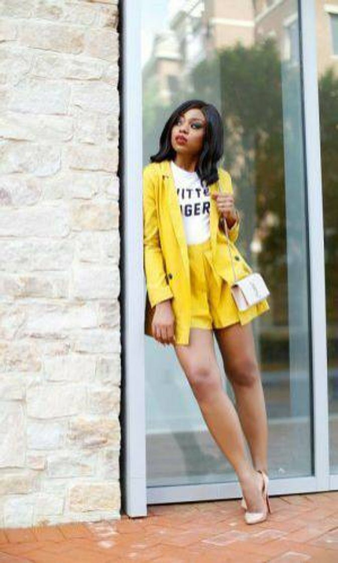 Social Blazer Amarelo