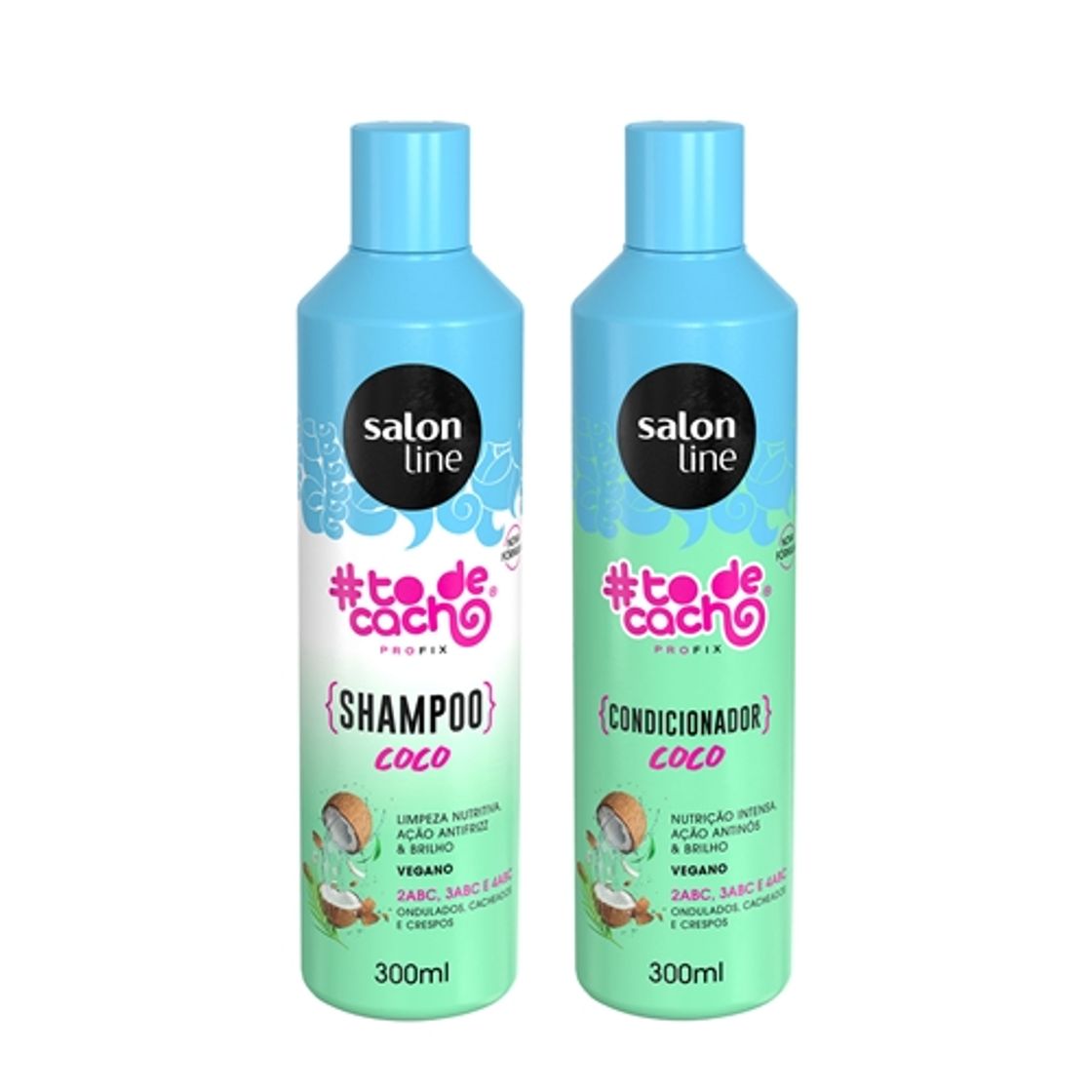 Moda Shampoo e Cond. Coco #TodeCacho - Salon Line