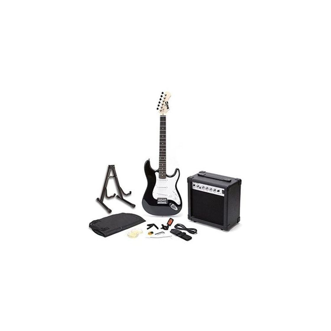 Producto RockJam Superkit Guitarra eléctrica de tamaño completo con amplificador de guitarra