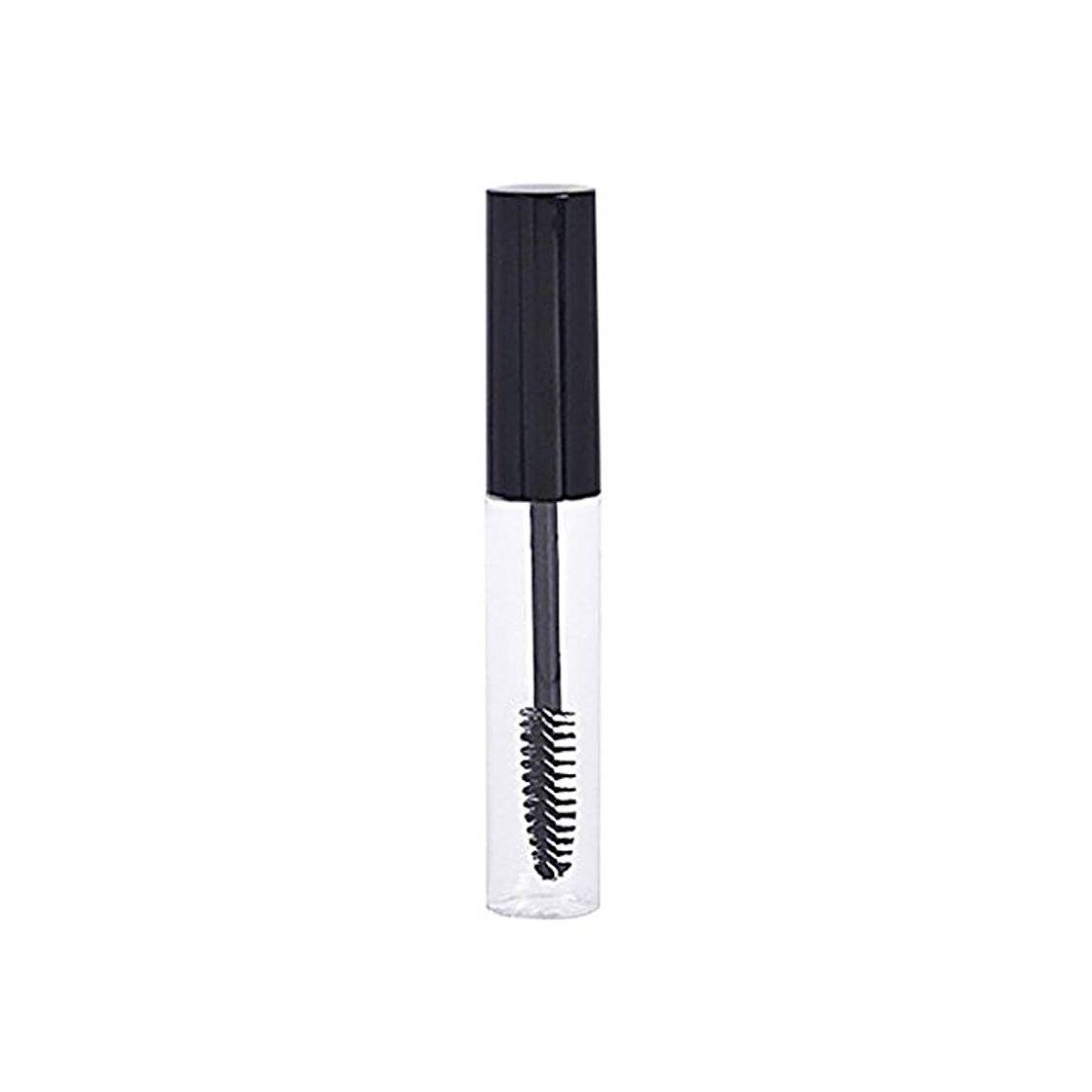 Social Fangfeen Cap Negro dispensador de pipeta del envase 10 ml Botella rimel Tubo vacío Vial Transparente Maquillaje Ojo pestaña Crema Embudo