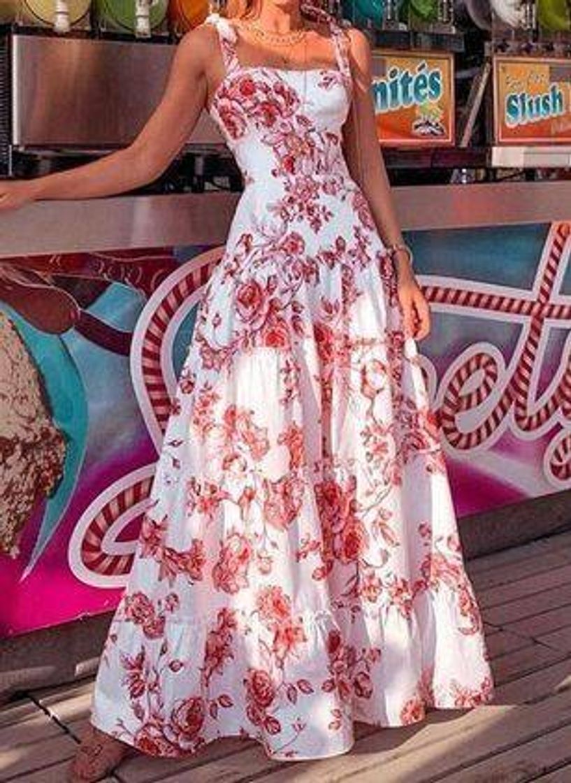 Moda Vestido longo lindo🌼