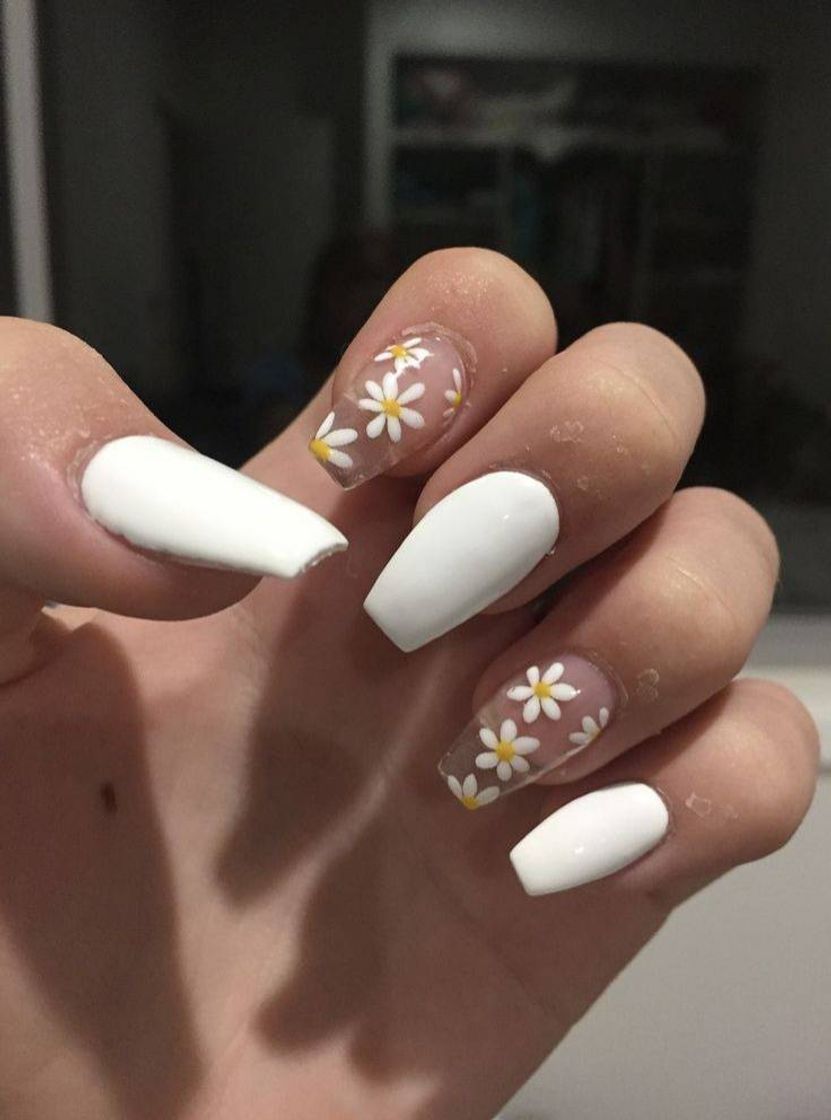 Fashion Unhas de florzinhas