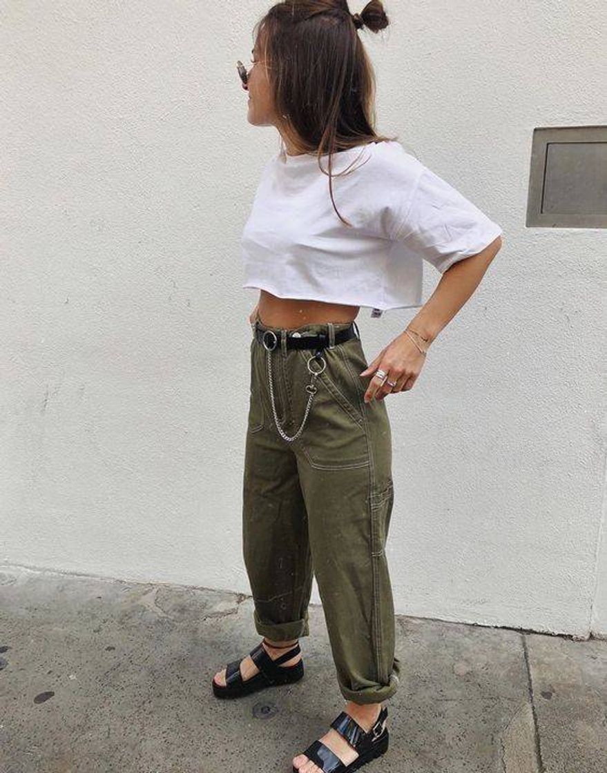 Moda Look com calça cargo 