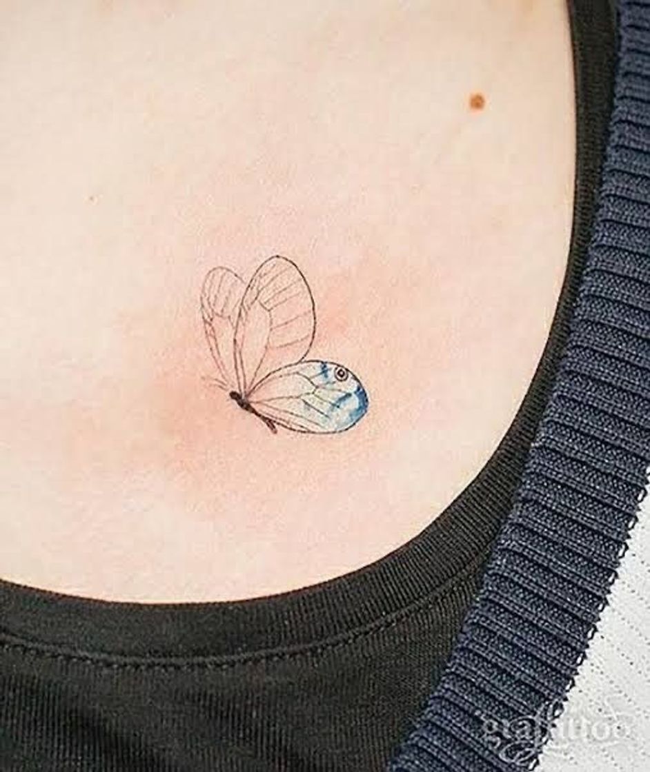 Fashion Tattoo borboleta delicada