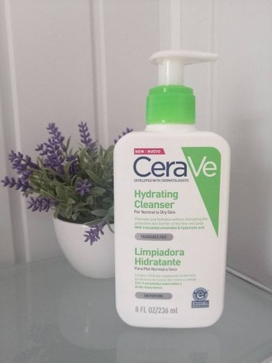 Creme hidratante para limpeza de rosto e corpo - CeraVe