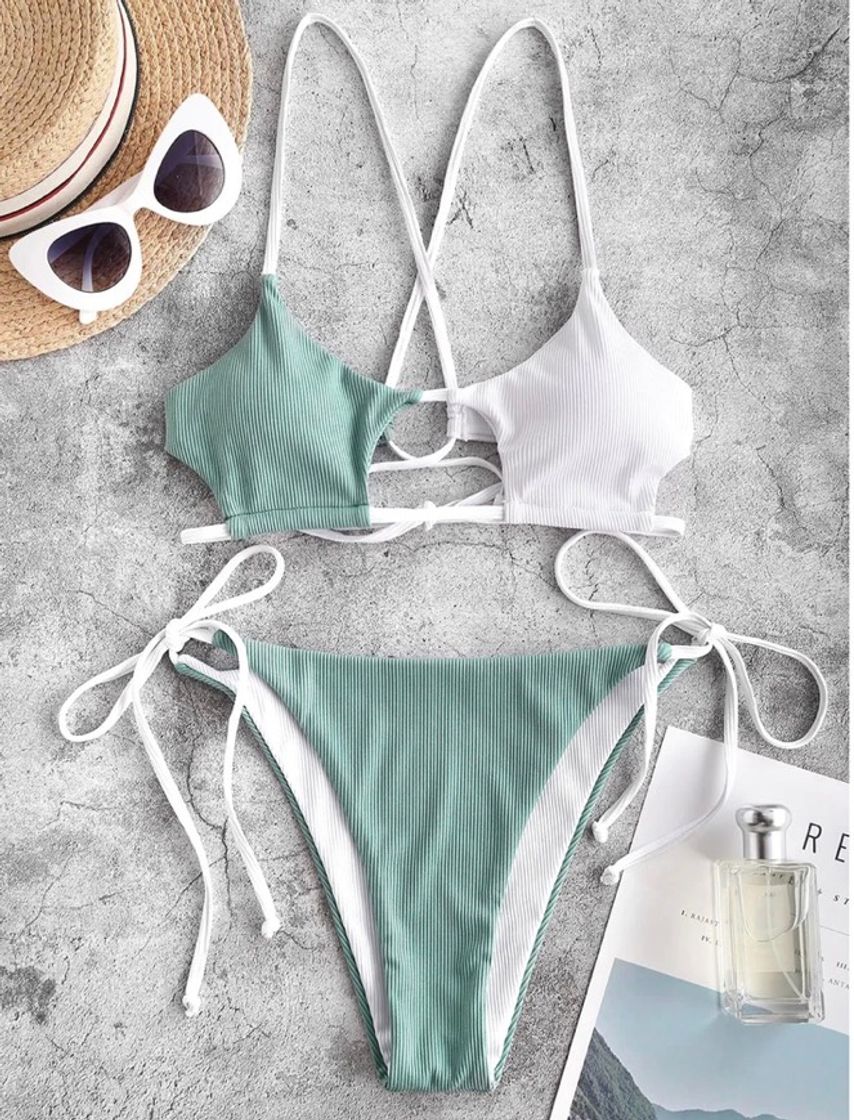 Moda Bikini bicolor