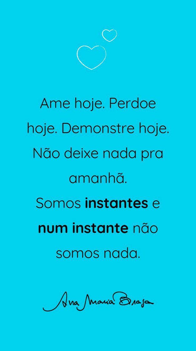 Moda O tempo passa num piscar de olhos