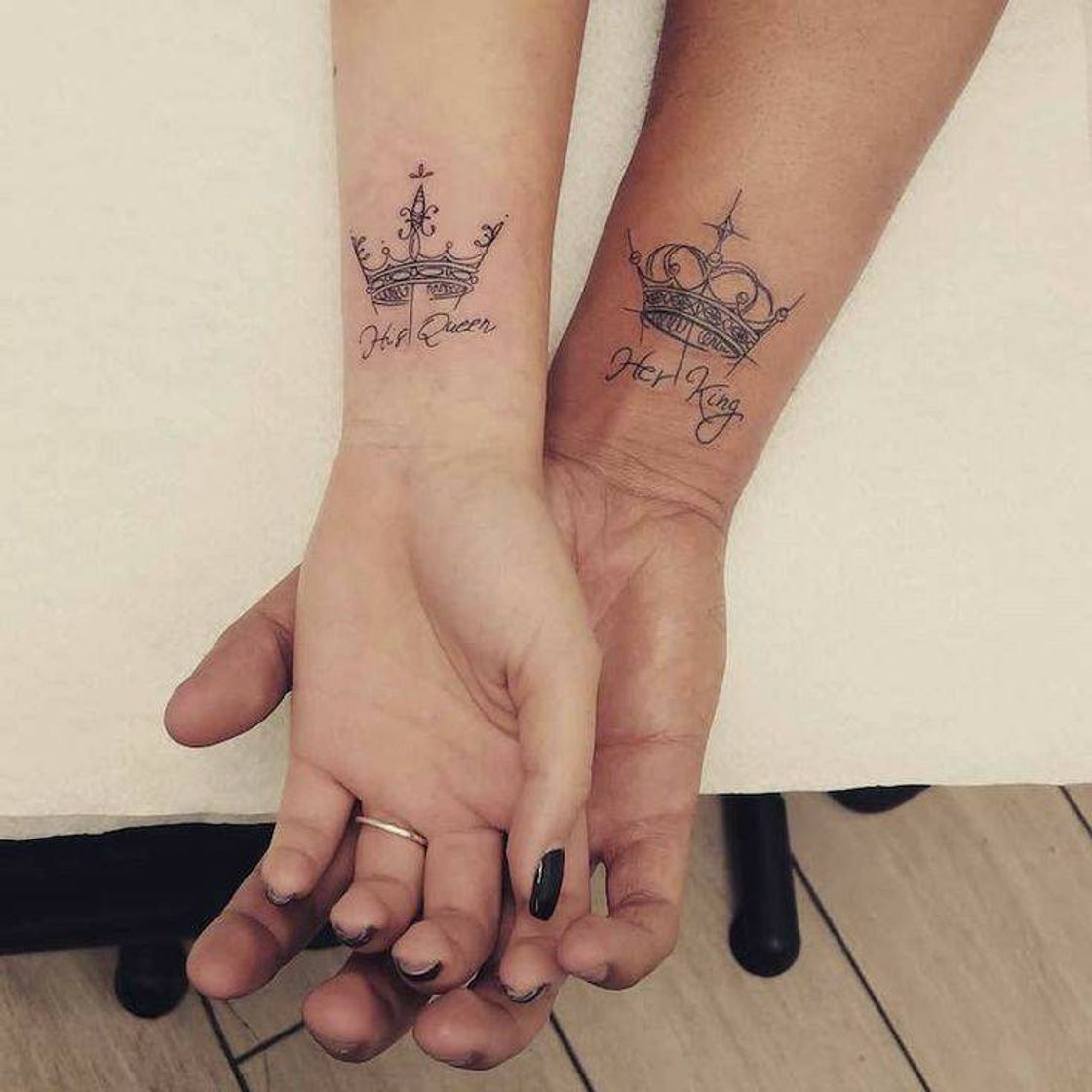 Fashion Tattoo de casal 🤴👸