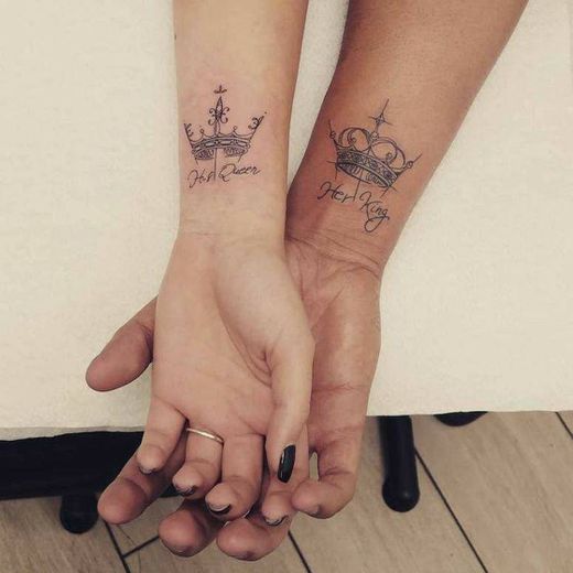 Tattoo de casal 🤴👸