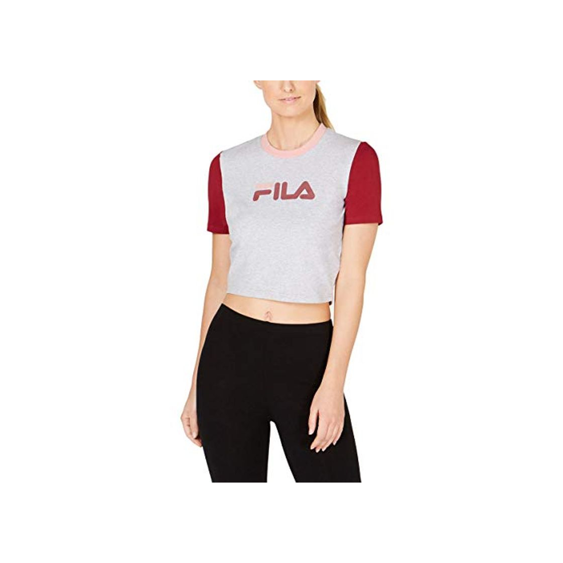 Moda Fila Anna Women's Colorblock Cropped Short Sleeve Lifestyle T