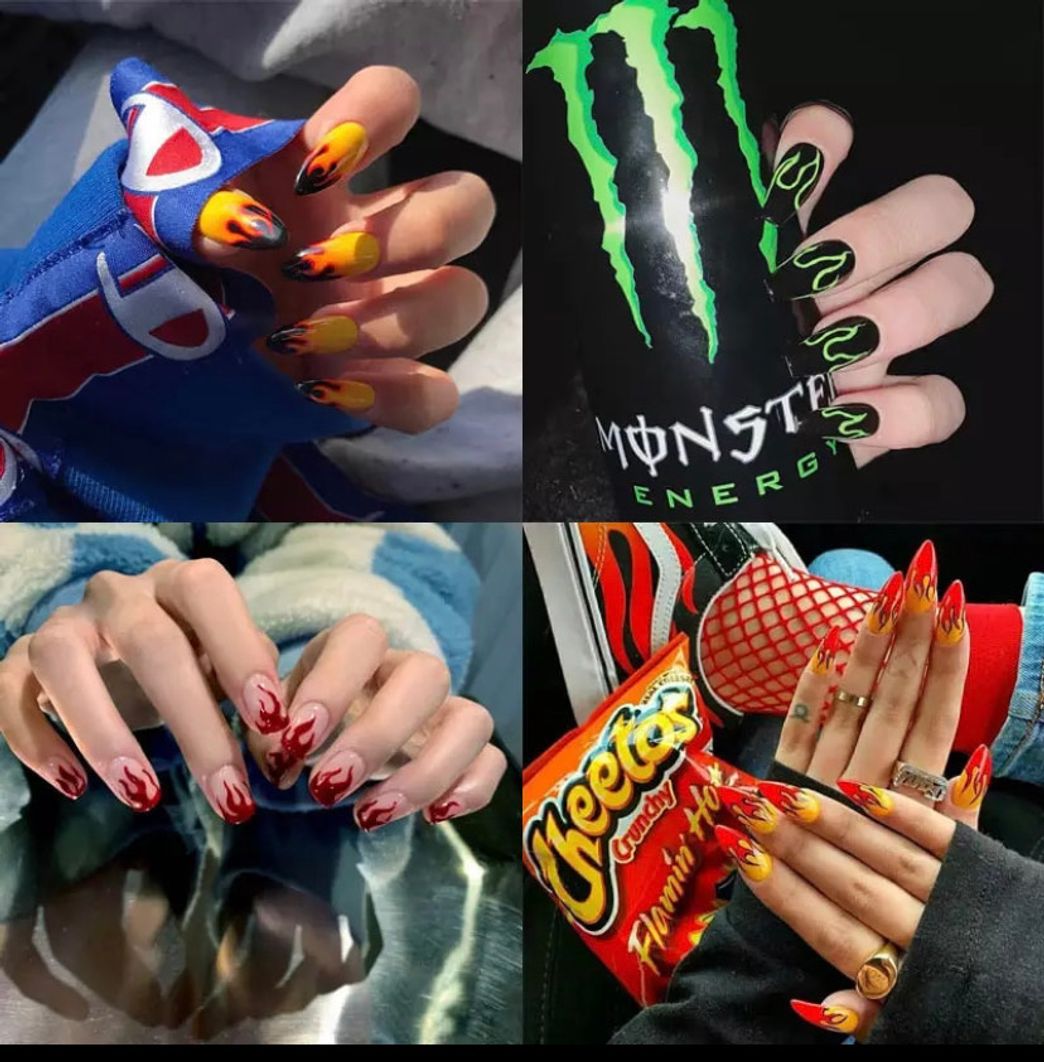 Social Uñas postizas decorativas a mano por solo 1,47€- 2,87€ 🔥‼️