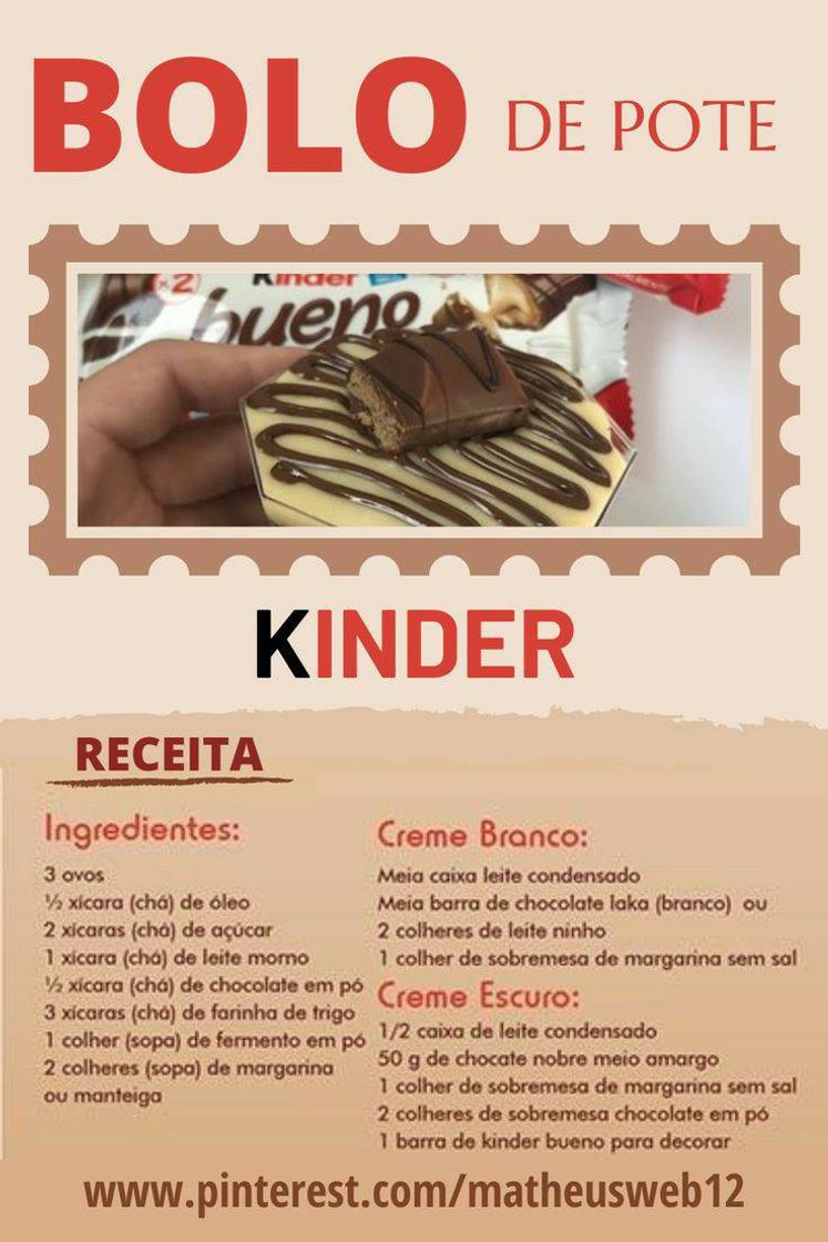 Moda Sabor kinder🤤