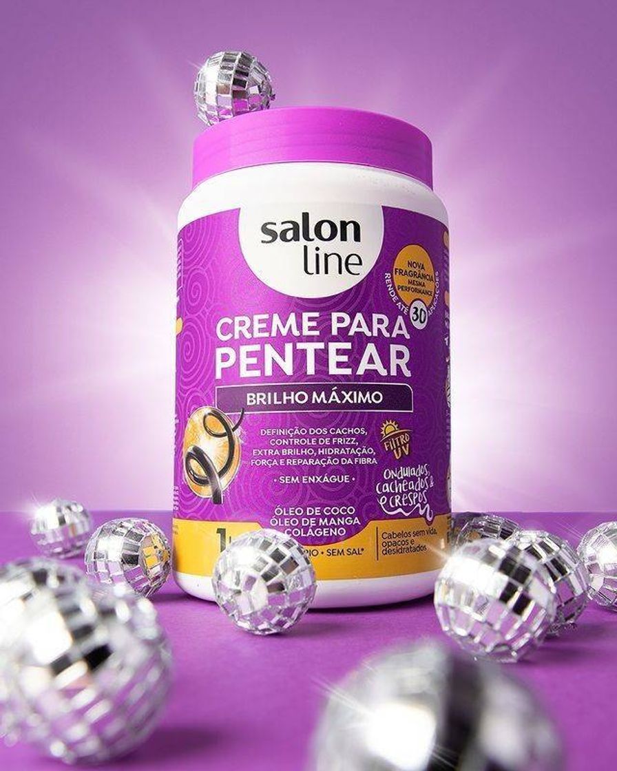 Product Creme Para Pentear Brilho Máximo Salon Line 1kg

 