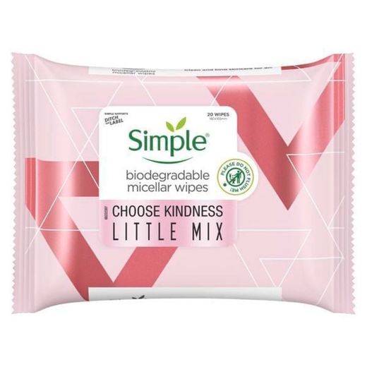 Simple x Little Mix Biodegradable Micellar Wipes x20 