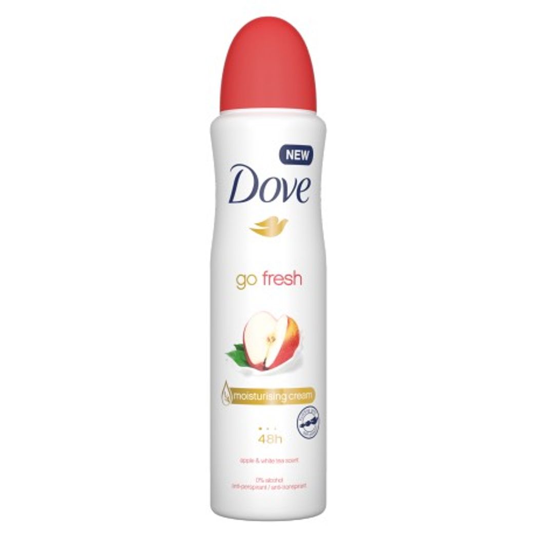 Moda Dove Go Fresh Apple & White Tea Antiperspirant Deodorant Aerosol 