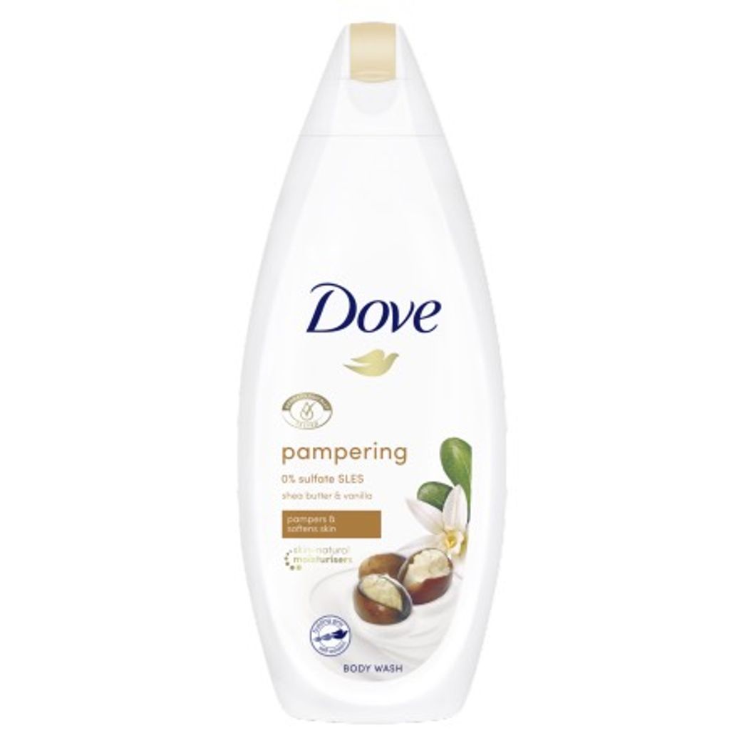 Fashion Dove Pampering Body Wash with Shea Butter and Warm Vanilla