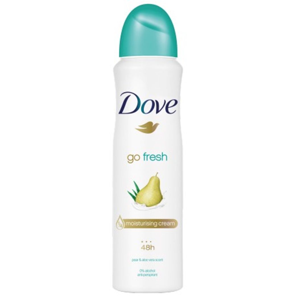 Fashion Dove Go Fresh Pear and Aloe Vera Antiperspirant Deodorant Aerosol