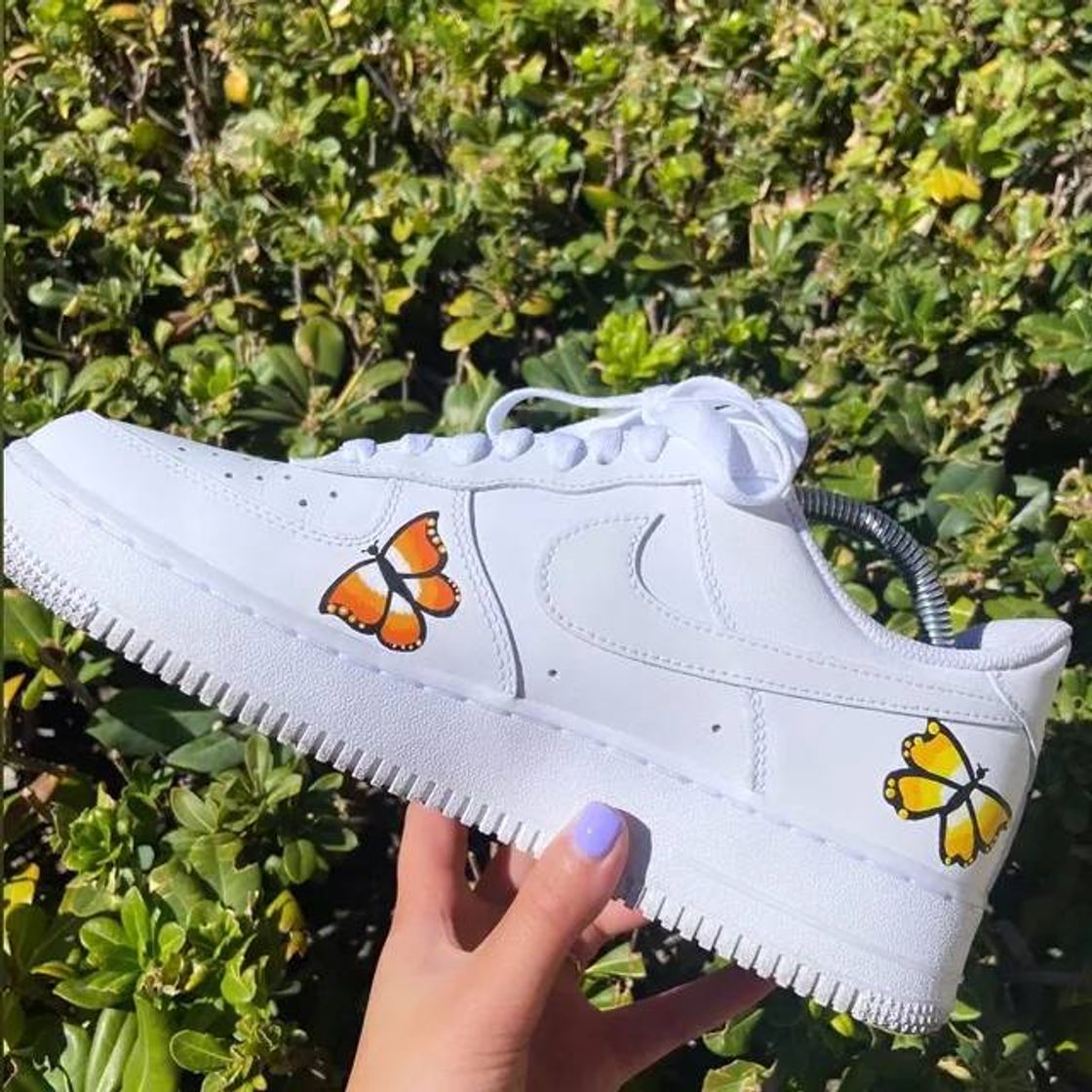 Fashion Hand painted butterfly+name Airforce 1 | THE CUSTOM MOVEMENt