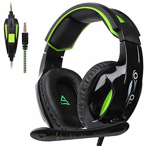 Electrónica G813 Xbox One, audífonos para juegos PS4 de 3,5 mm con cable