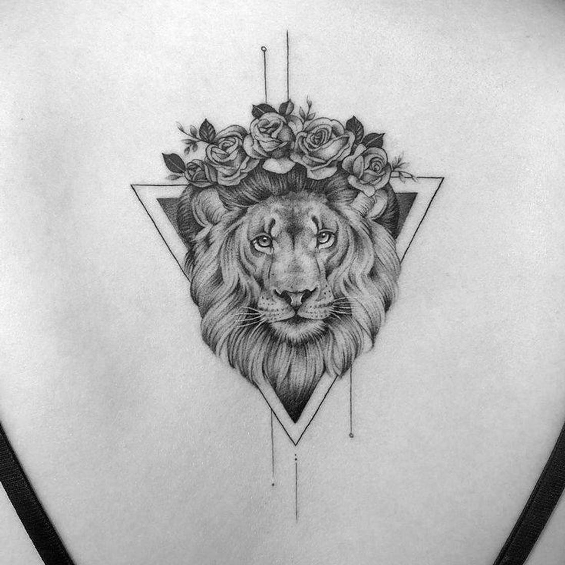 Fashion Tatuagem de Leão🦁❤️😍