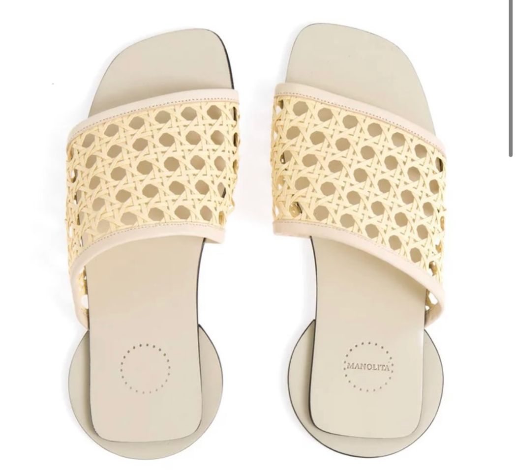 Moda FLAT PALHOÇA OFF WHITE - Manolita