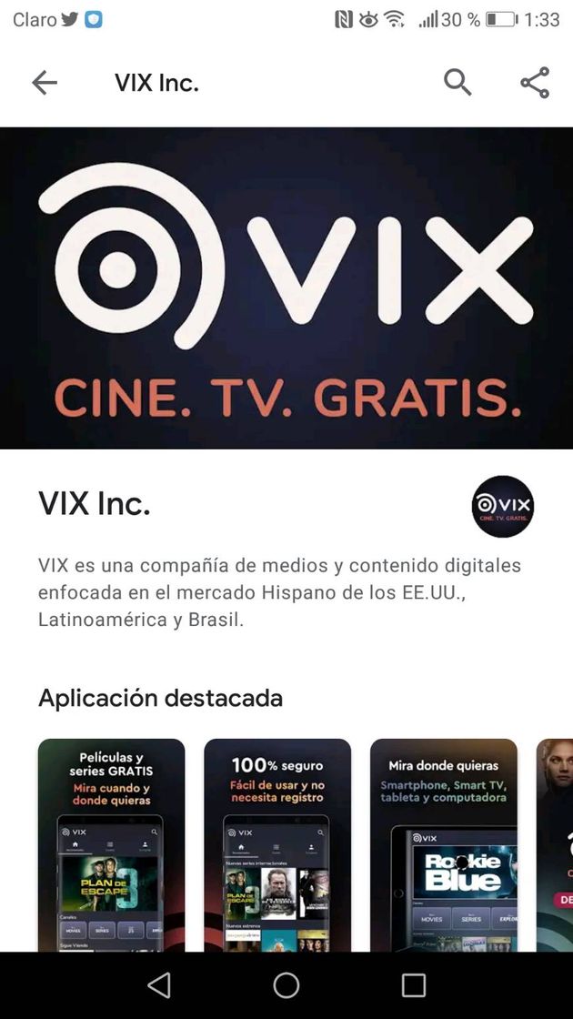 App Vix, series, películas y más 