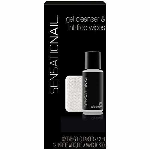 Producto Sensationail Gel Cleanser y Lint-Free toallitas