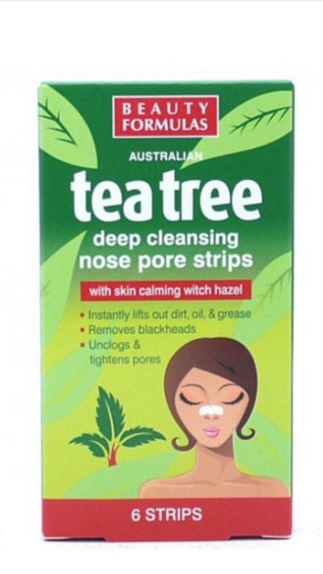 Productos TEA TREE NOSE PORE STRIPS Beauty Formulas