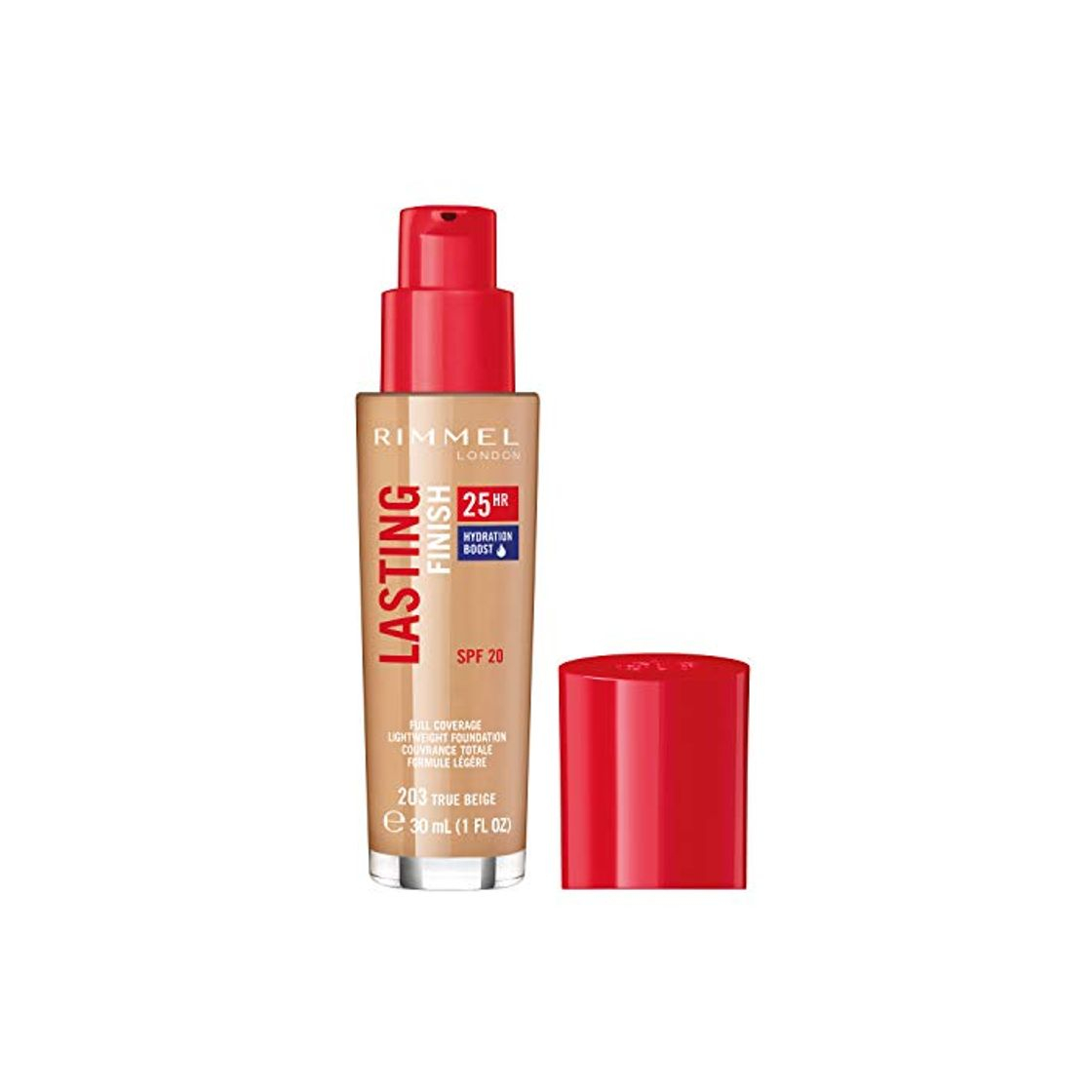 Social Rimmel London Lasting Finish Foundation 25H Base de Maquillaje Tono 203 True