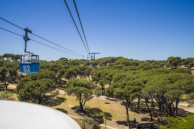 Lugar Teleferico Madrid en Casa de Campo.