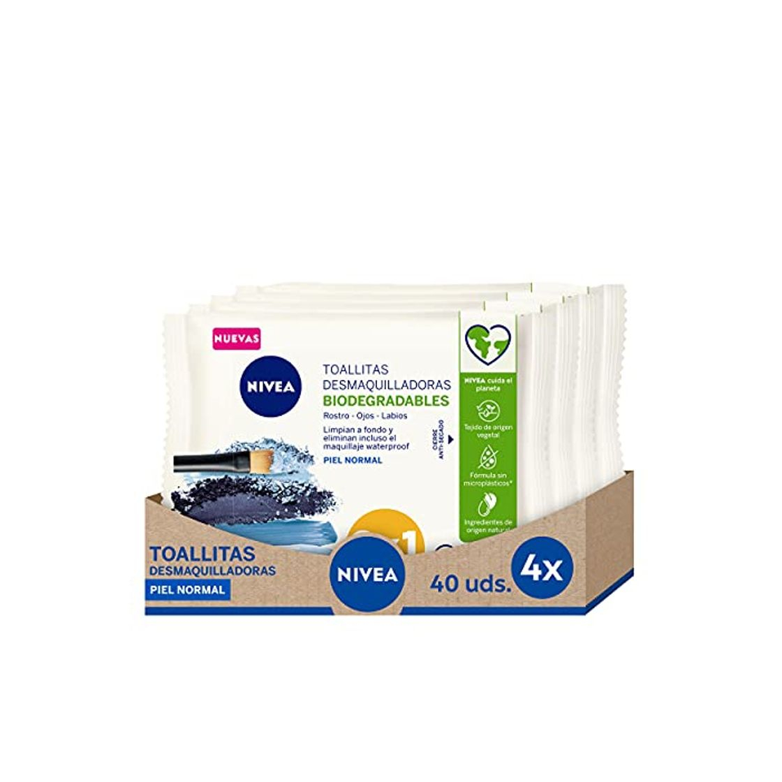 Products NIVEA Toallitas Desmaquilladoras Refrescantes en pack de 4