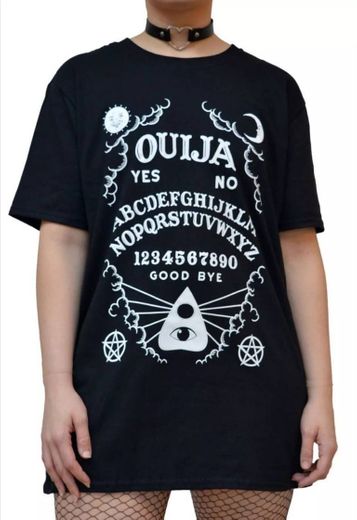 Polera ouija (negra manga corta) 🖤